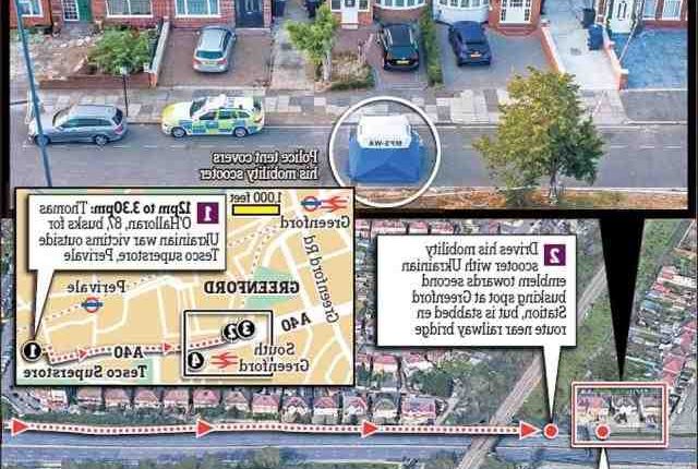 Greenford: Manhunt for suspect in mobility scooter murder